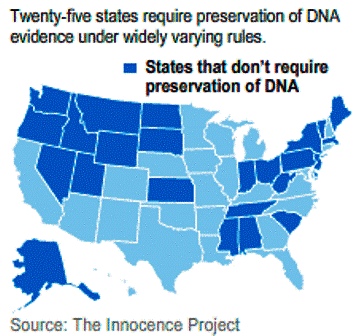 Innocence Project State DNA
